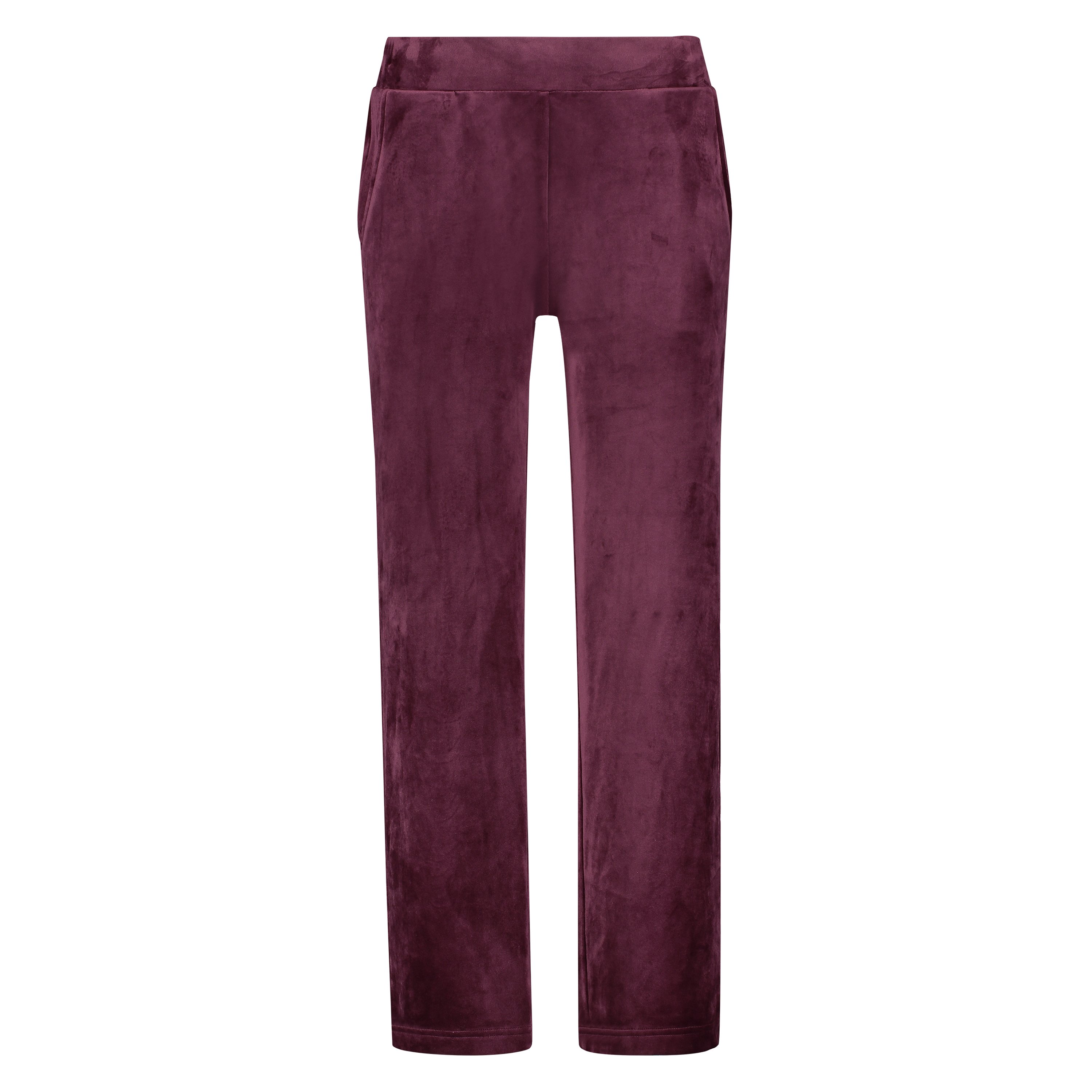 Tall Pantalon de pyjama Velours, Pourpre, main