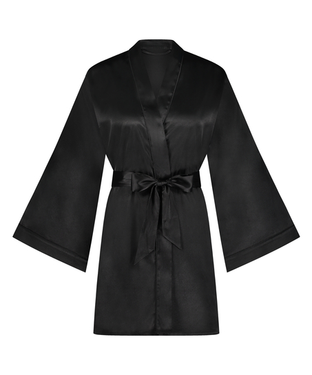 Kimono Satin, Noir