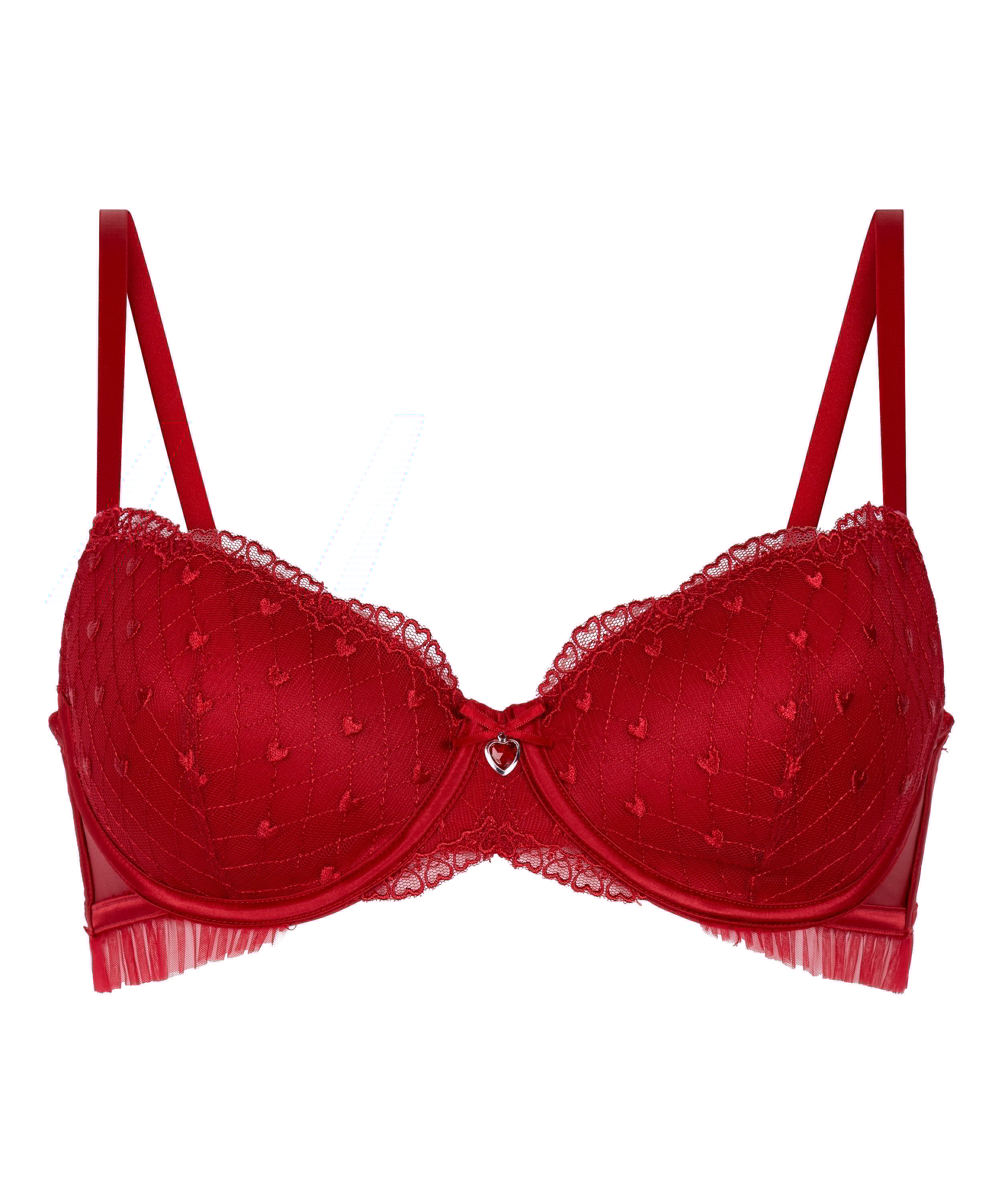 Cordelie Soutien-Gorge Armatures Rembourr&eacute;, Rouge, main