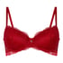 Cordelie Soutien-Gorge Armatures Rembourr&eacute;, Rouge