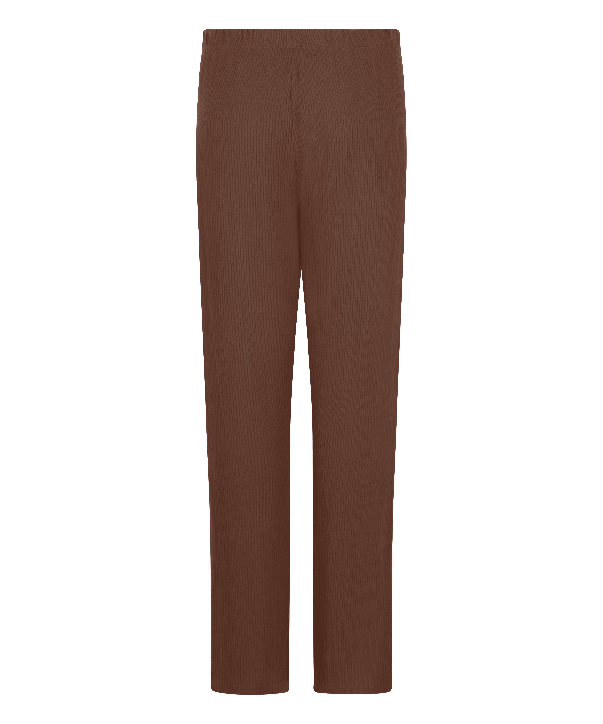 Pantalon Brushed Jersey, Brun, main