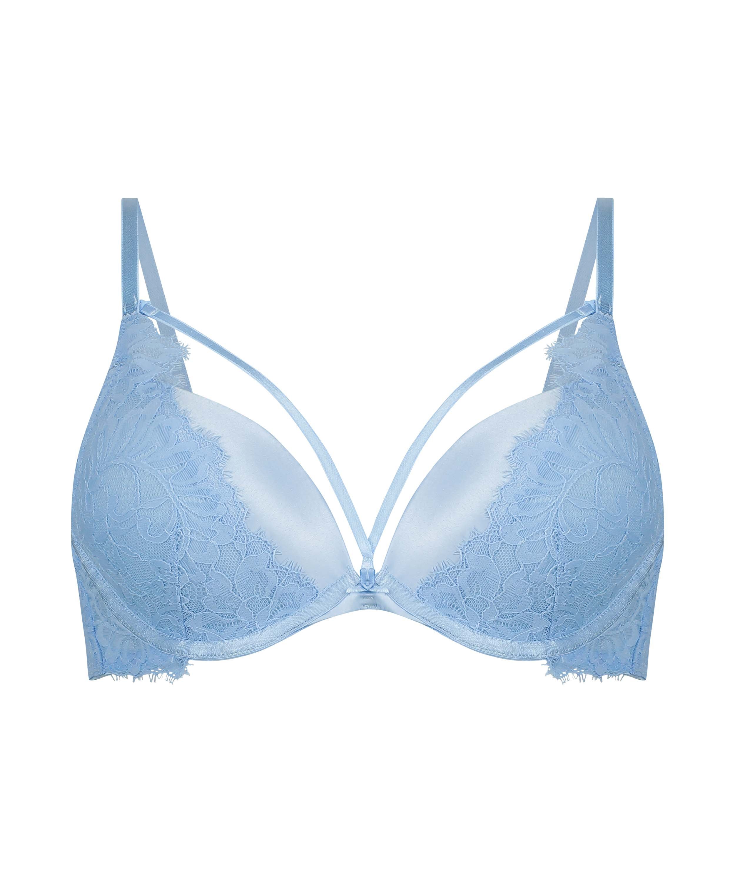 Voorgevormde push-up beugel bh Isabella, Blauw, main