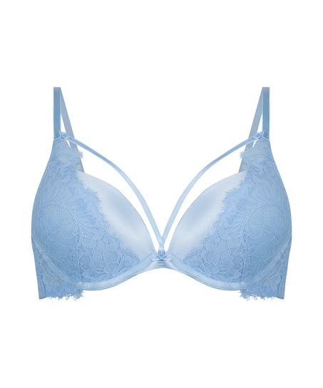 Voorgevormde push-up beugel bh Isabella, Blauw