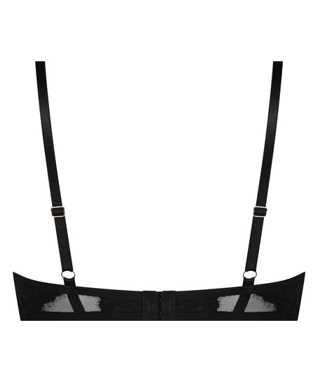 Niet-voorgevormde beugel bh Kali, Zwart