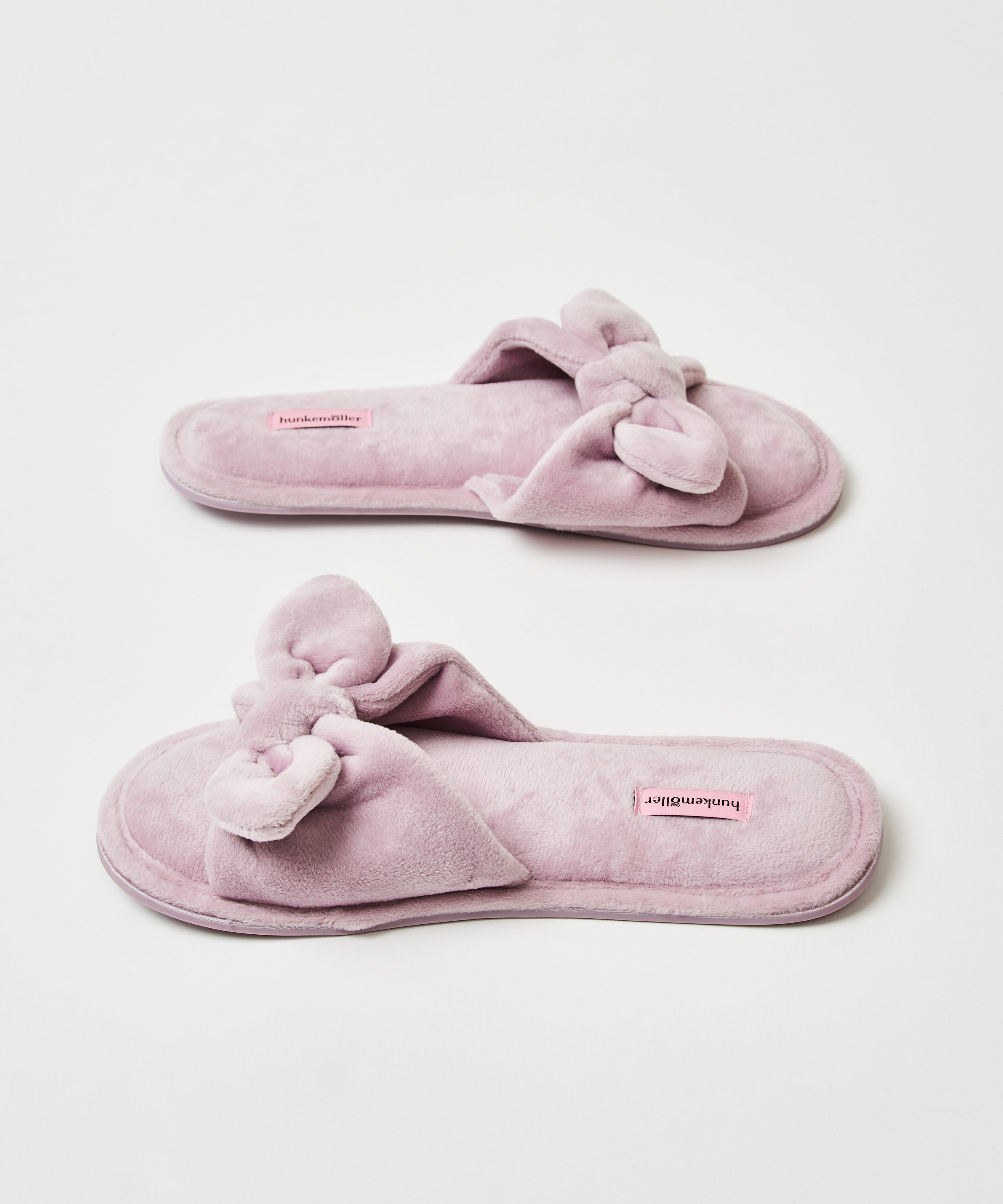 Velours Knot Slipper, Paars, main
