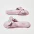 Velours Knot Slipper, Paars