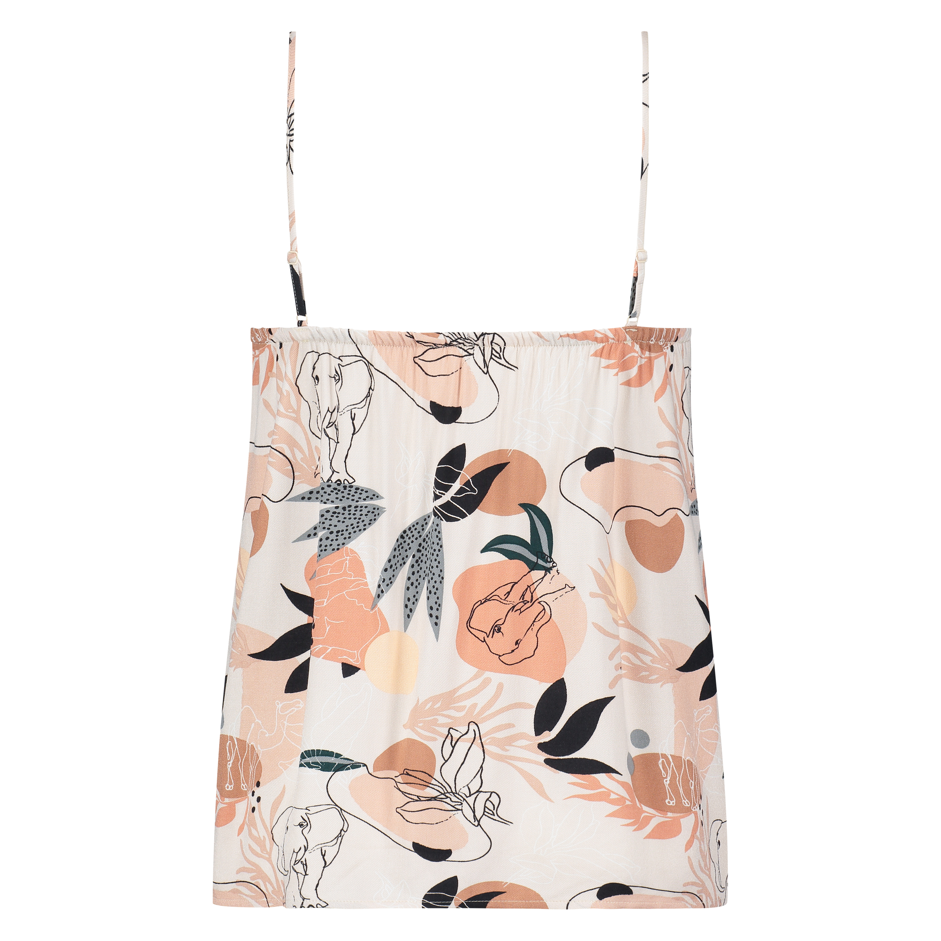 Camisole Tiss&eacute;e, Rose, main