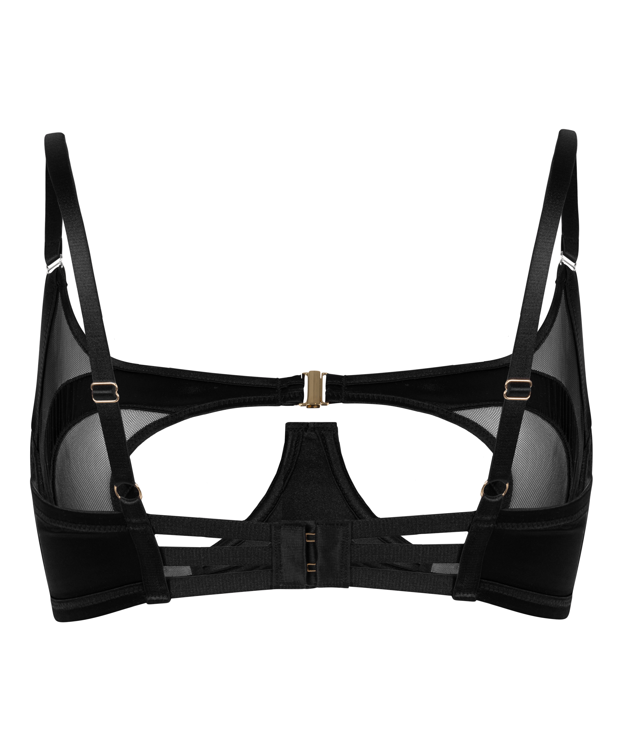 Niet-Voorgevormde Beugel bh Vienna, Zwart, main