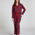 Pyjamaset Flannel, Rood