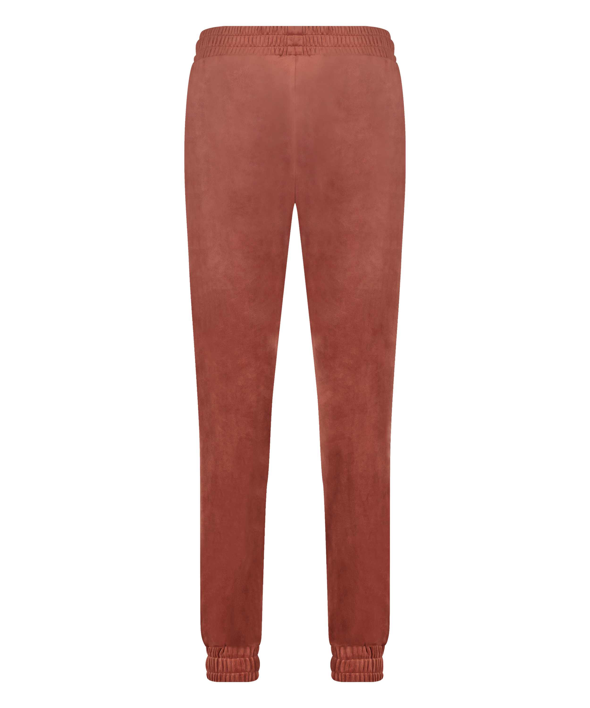 Pantalon Jogging Velours Pintuck, Brun, main