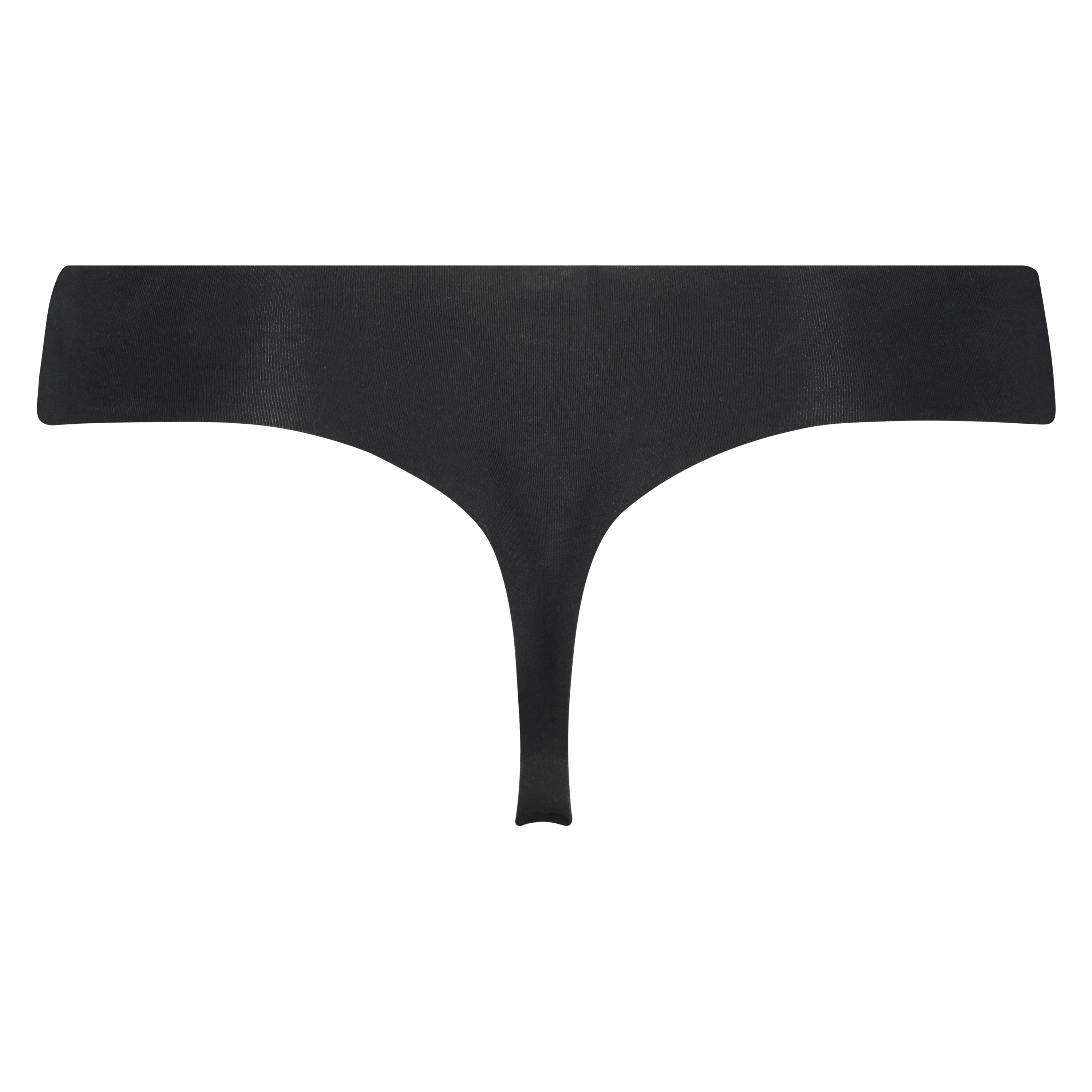 String invisible en coton, Noir, main