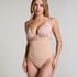 String taille haute à gaine sculptante sans coutures mise en forme, Beige
