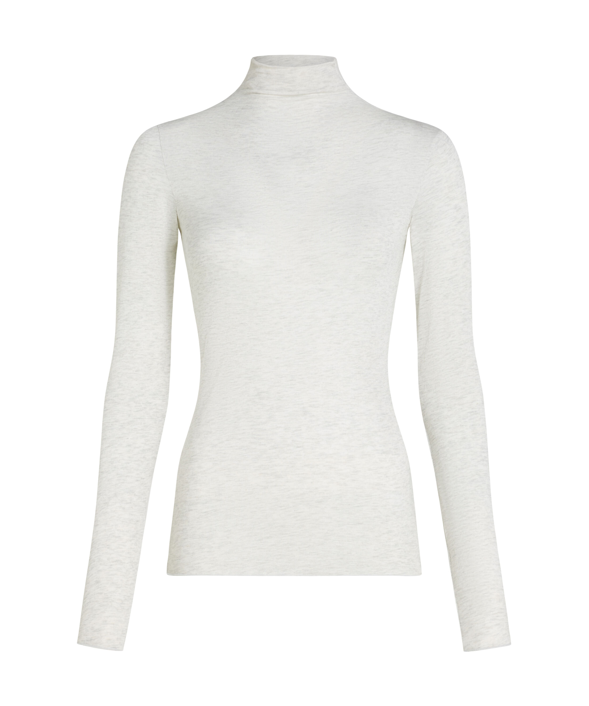 super soft Turtleneck shirt met Cashmere, Grijs