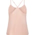 Cami top Satin Ayla, Roze