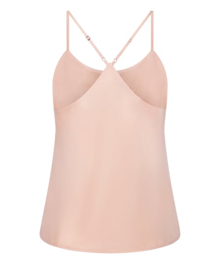 Cami top Satin Ayla, Roze