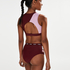 HKMX Hoog cheeky bikinibroekje, Rood