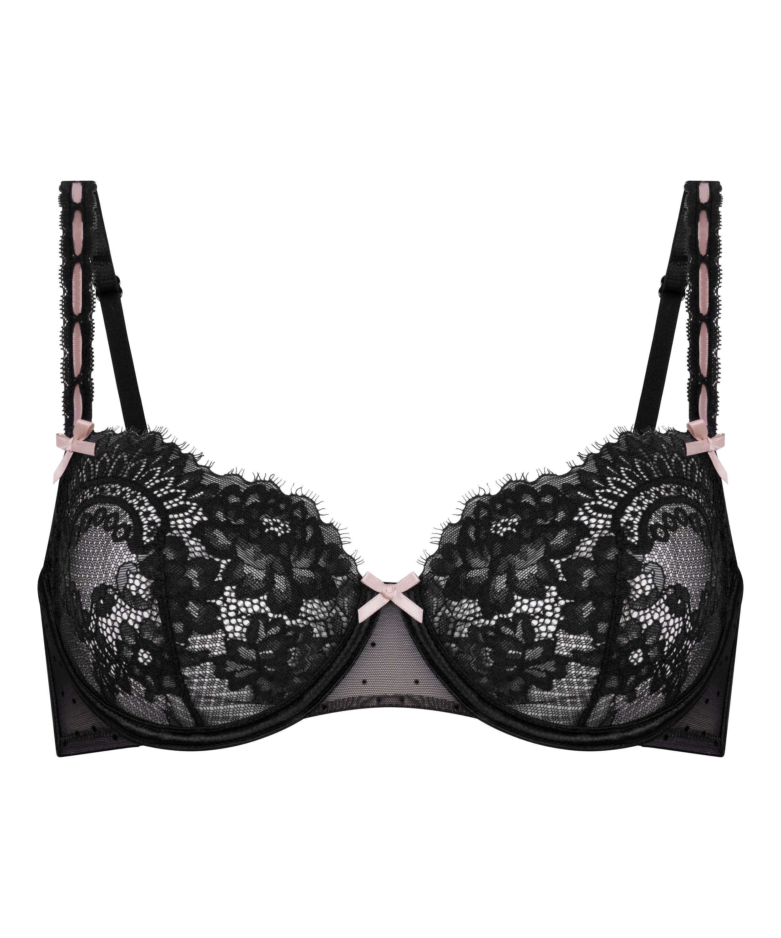 Soutien-gorge &agrave; armatures non-rembourr&eacute; Dorothy, Noir, main