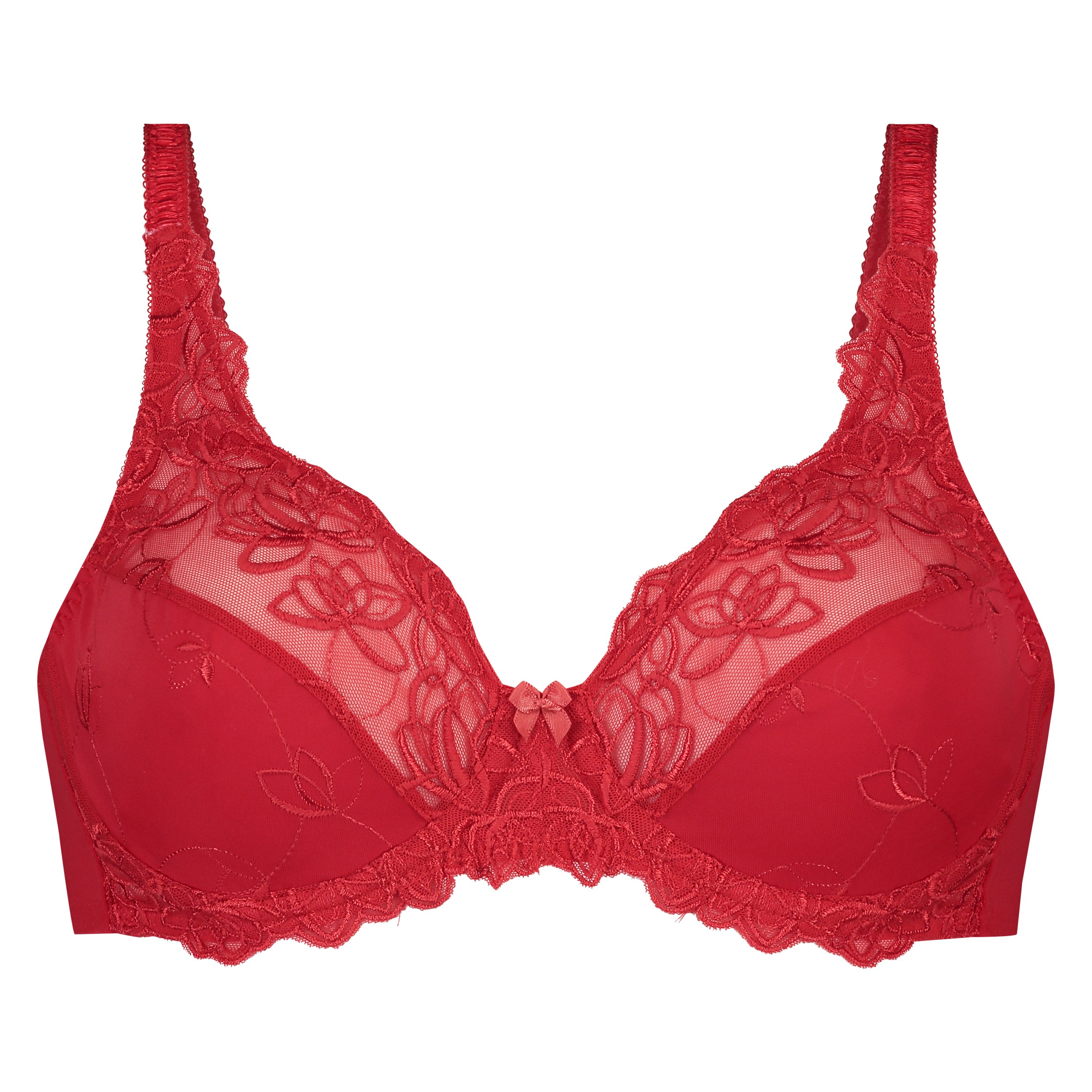 Soutien-gorge &agrave; armatures non-pr&eacute;form&eacute; Diva, Rouge, main
