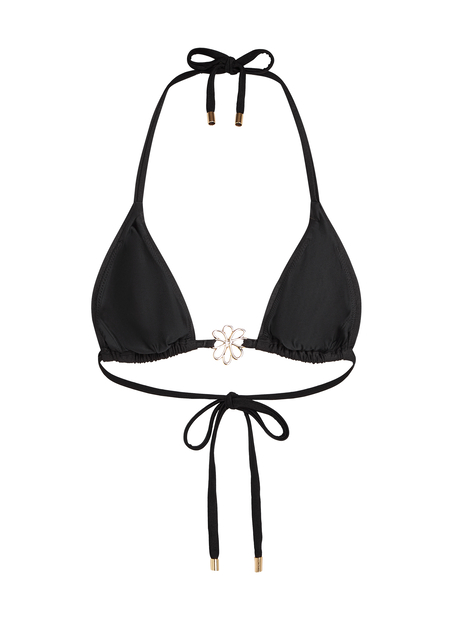 Triangel bikinitop Yucatan, Zwart