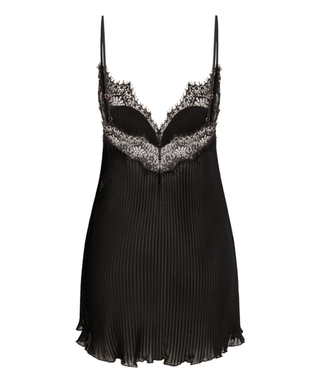 Robe à bretelles Zaphira, Noir