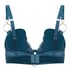 Soutien-gorge &agrave; armatures rembourr&eacute; longline Marjolein, Bleu