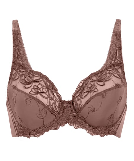 Soutien-gorge &agrave; armatures non-pr&eacute;form&eacute; Diva, Brun