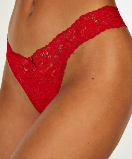 String extra bas Madison, Rouge