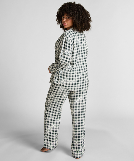 Pyjamaset van keperstof, Groen