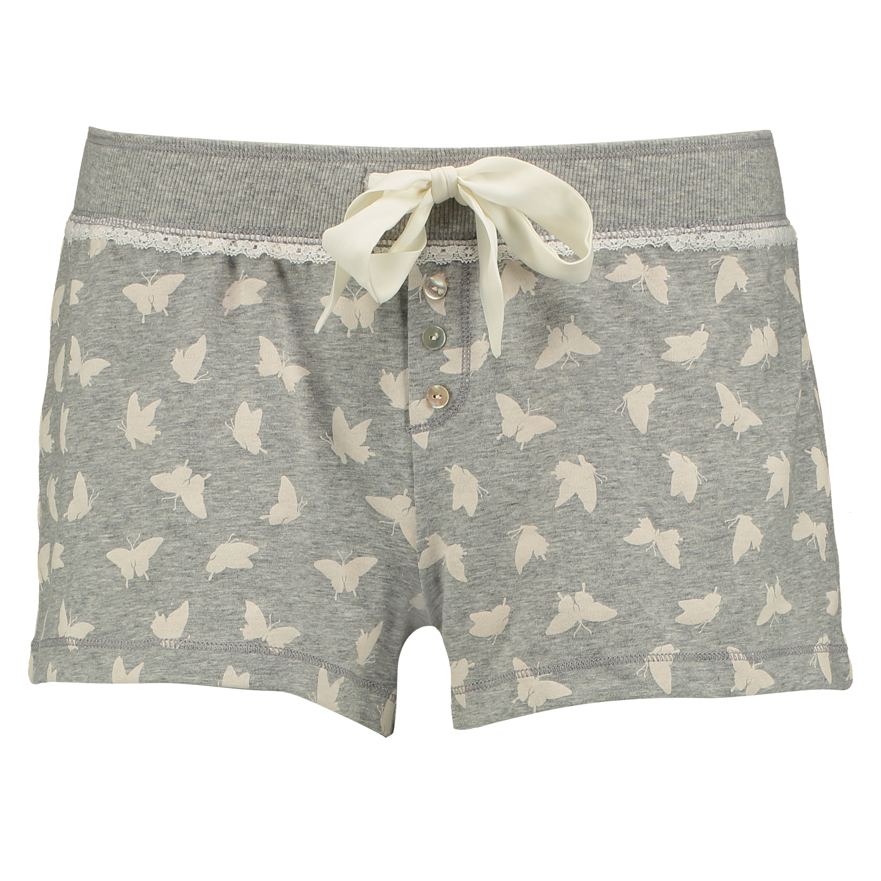 Shorts Femke butterfly, Wit, main