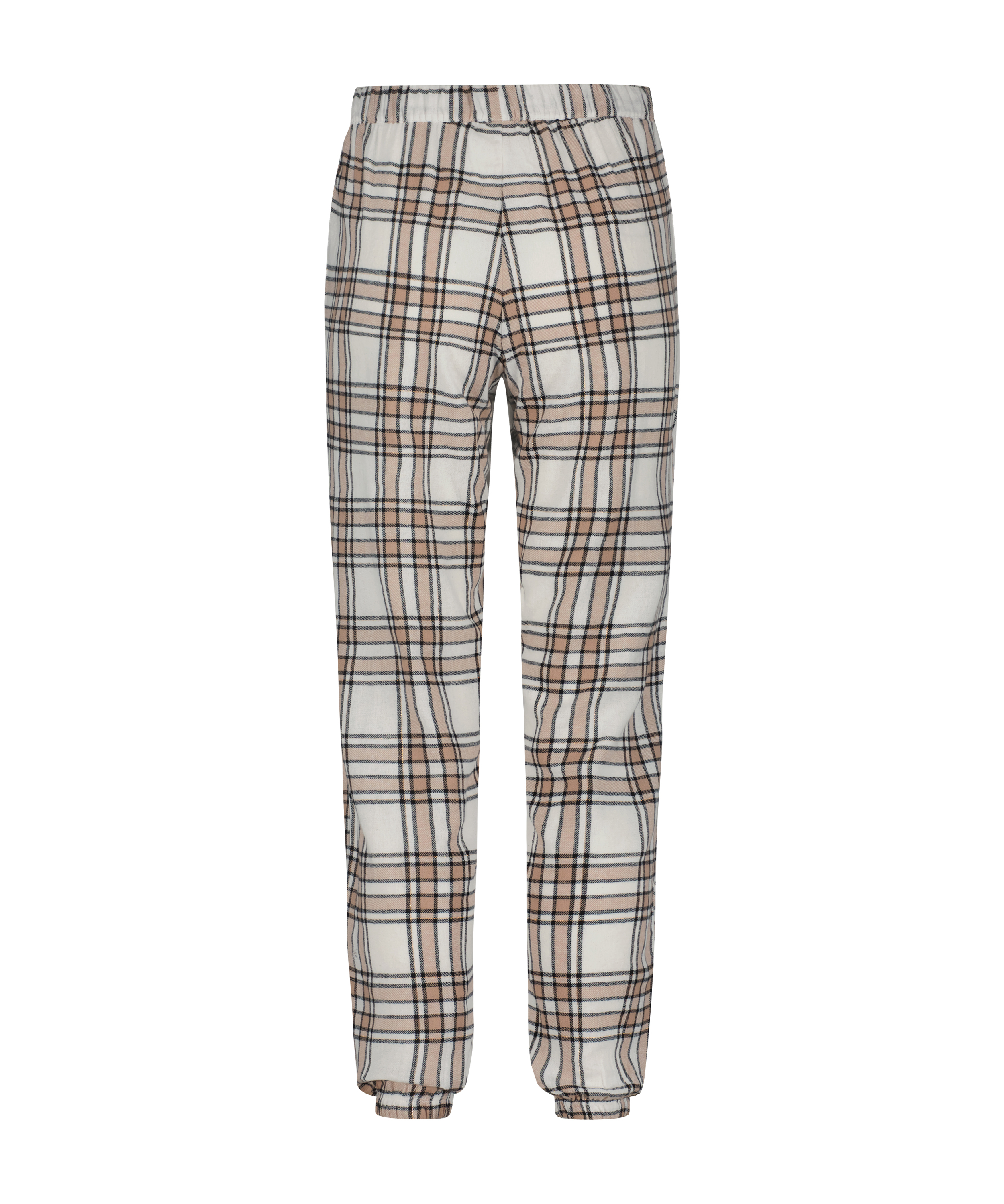 Pyjamabroek Flannel, Beige, main