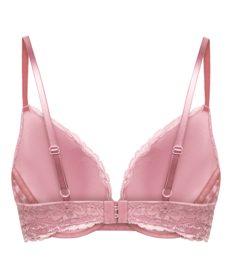 Soutien-gorge &agrave; armatures pr&eacute;form&eacute; push-up Marine, Rose