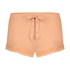 Ribbed Lace Shorts, Roze