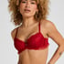 Cordelie Soutien-Gorge Armatures Rembourr&eacute;, Rouge