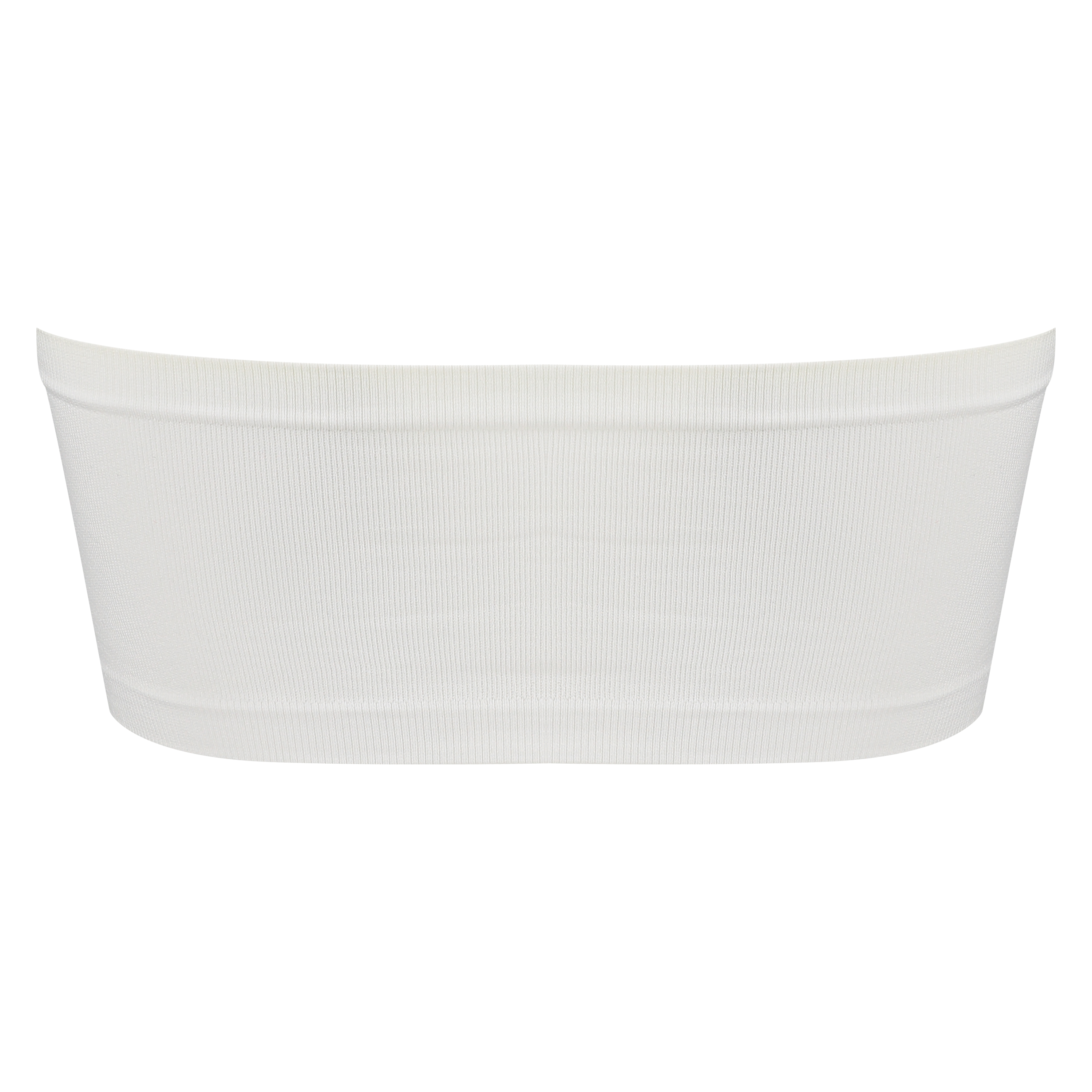 Naadloze bandeau top, Wit, main