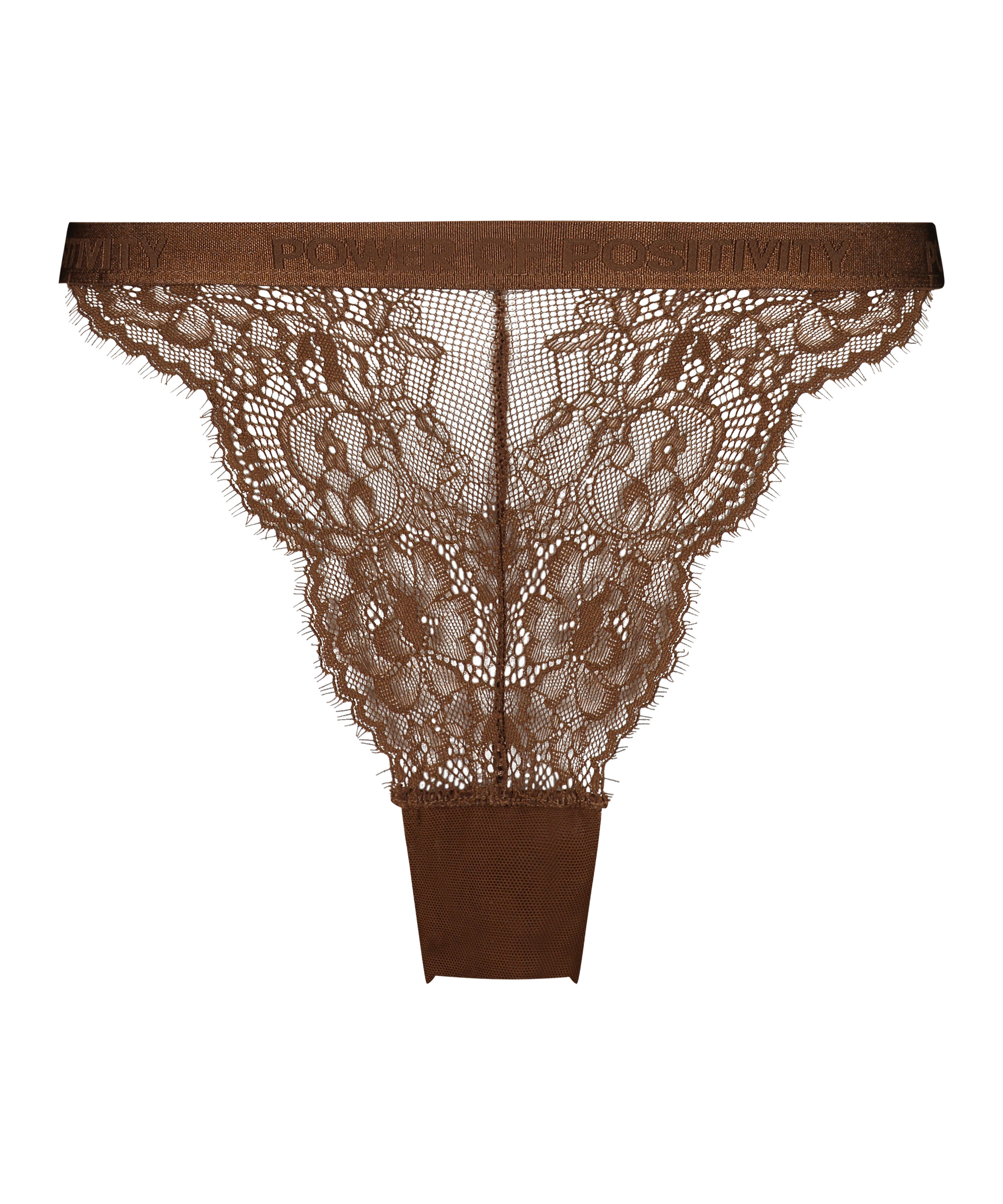 Slip br&eacute;silien Honey, Brun, main