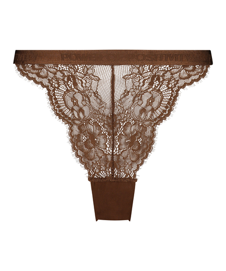 Slip br&eacute;silien Honey, Brun