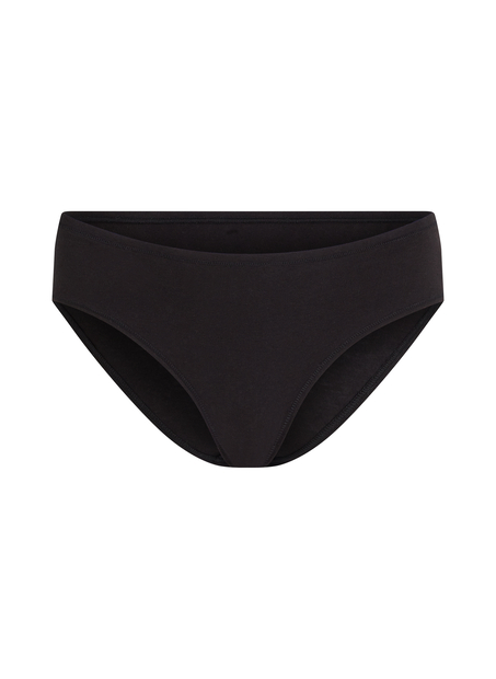 Slip Brésilien en Coton Kira, Noir