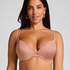 Soutien-gorge &agrave; armatures pr&eacute;form&eacute; push-up Smooth, Brun