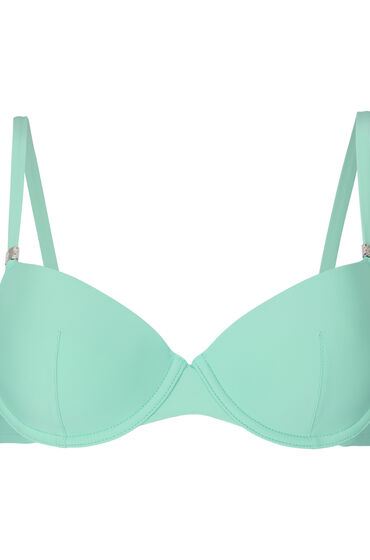 Hunkemöller Voorgevormde Beugel Bikinitop Luxe Groen, foto 3