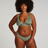 Triangel bikinitop Scallop, Groen