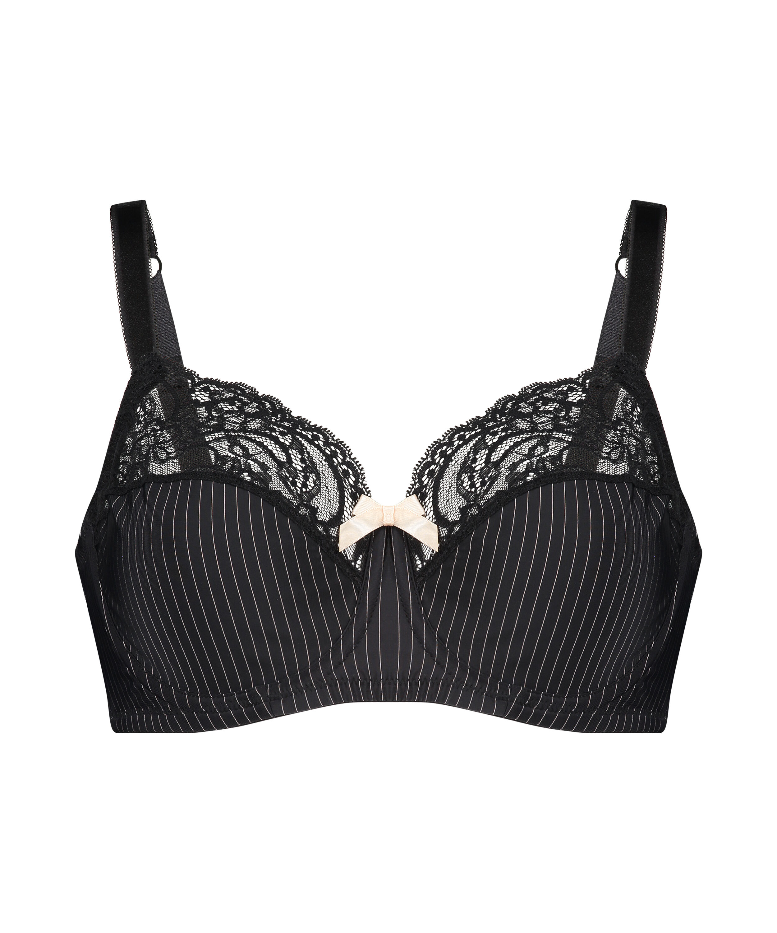 Soutien-gorge &agrave; armatures non-pr&eacute;form&eacute; Adalyn, Noir