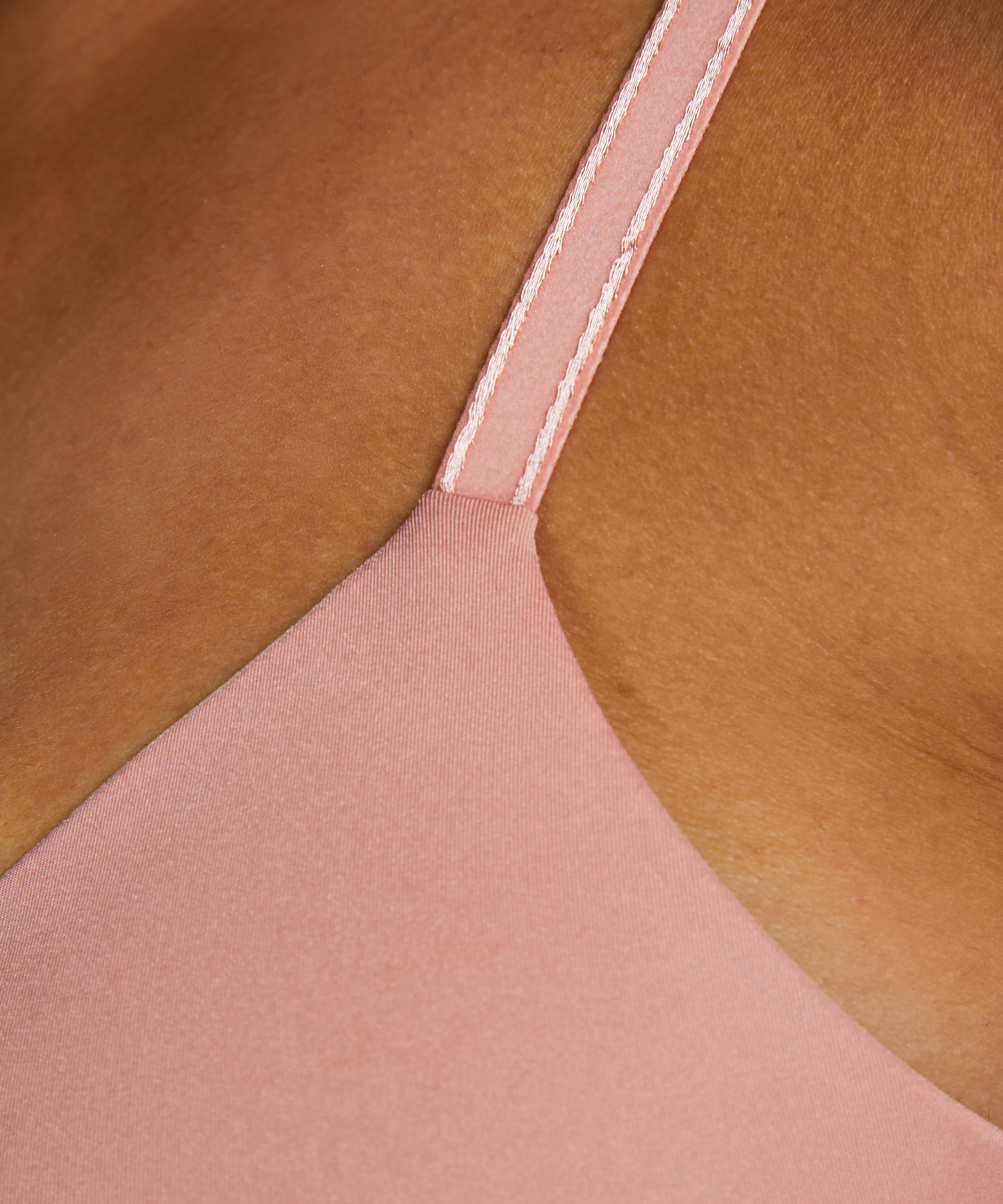 Voorgevormde push-up bh zonder beugel Mona, Roze, main