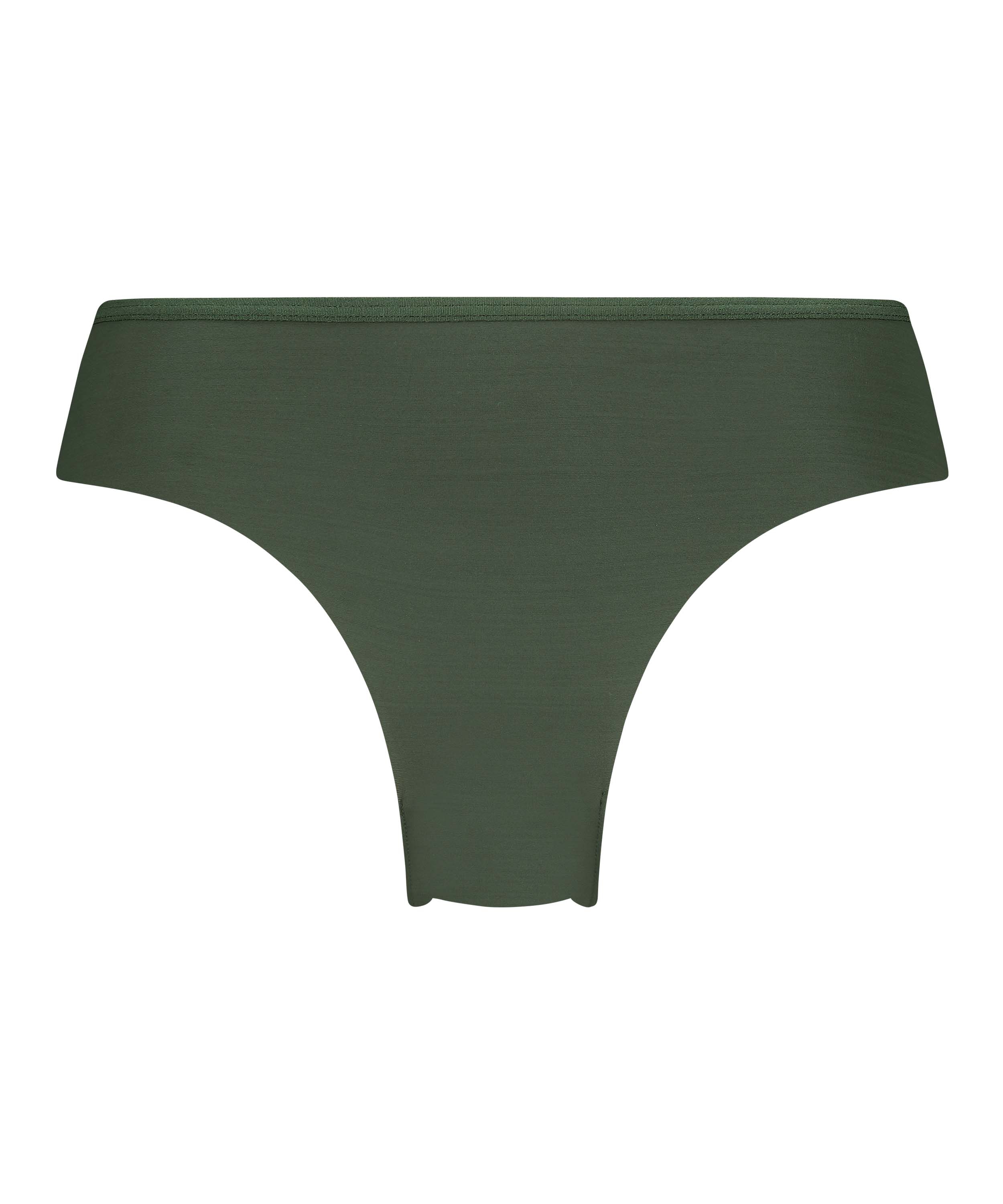 Slip br&eacute;silien Invisible Lace Back, Vert, main