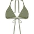 Haut de bikini triangle Cali, Vert
