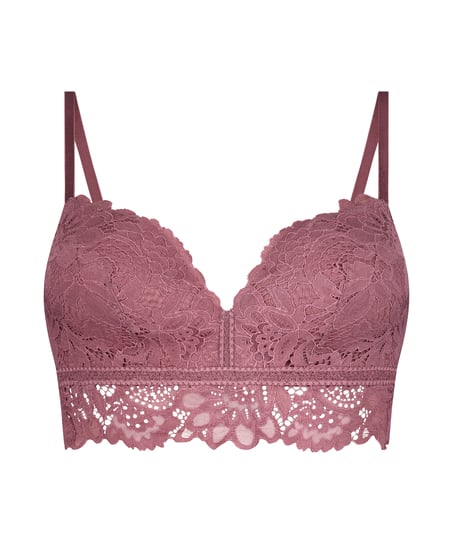 Soutien-gorge préformé sans armatures longline Shiloh, Pourpre