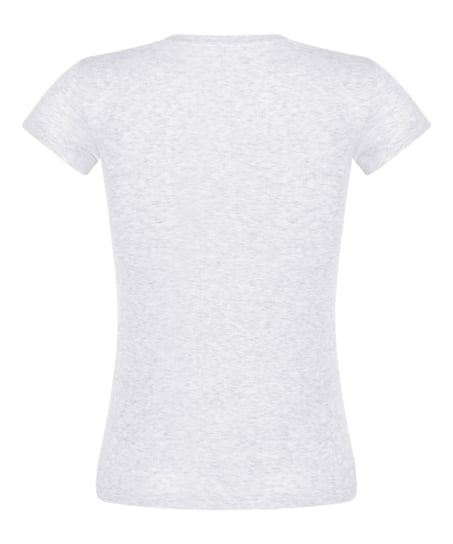 Pointelle Top, Grijs