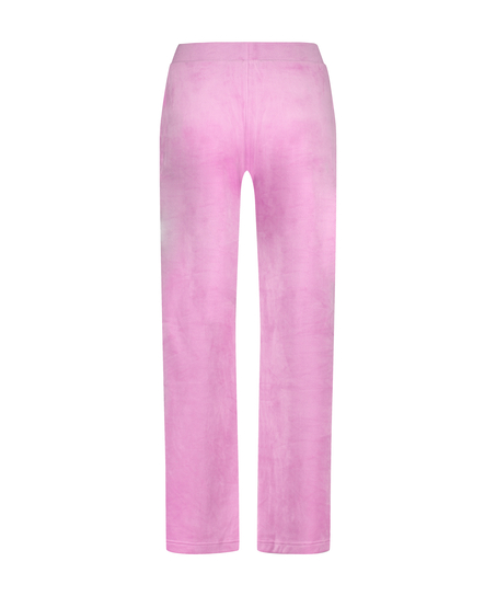Pantalon de pyjama velours, Rose