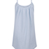 Mousseline Slipdress, Blauw