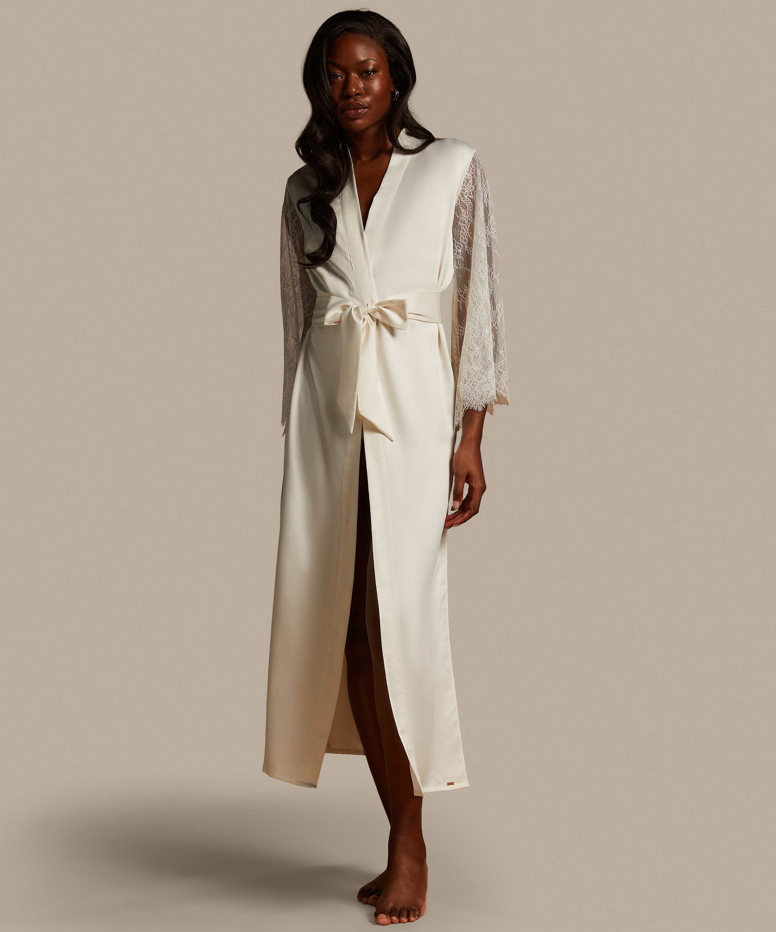 Kimono Camille, Wit, main