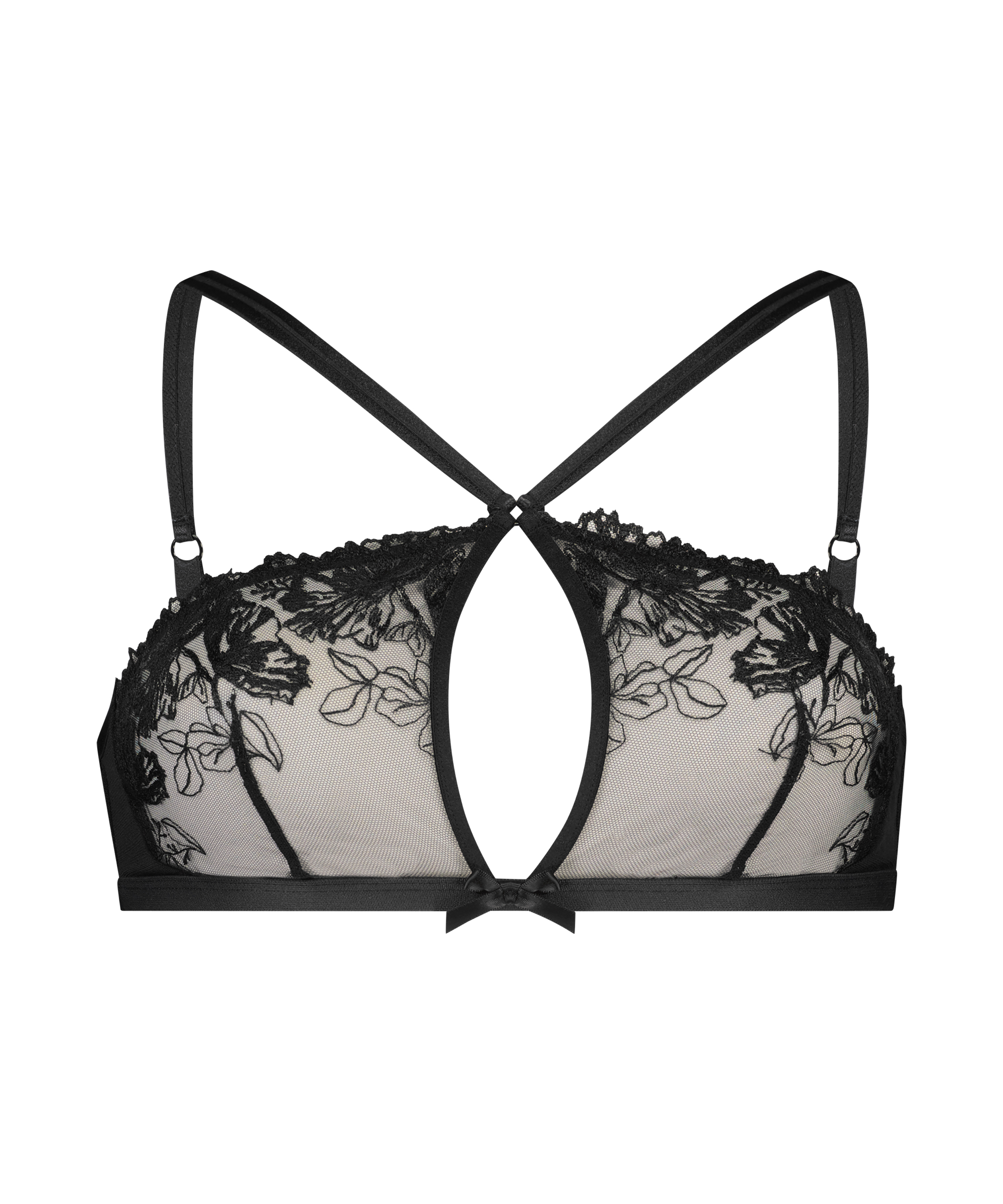 Bralette Michayla, Zwart, main